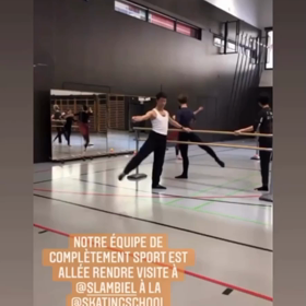 スイス、スケーティングスクールインスタストーリー　10/27の予告？の画像