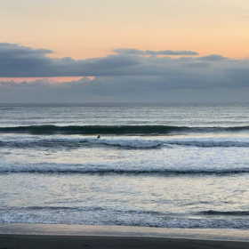 11月5日千葉北、東浪見の朝の波の画像