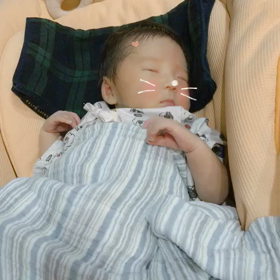 0m14d ✩︎2週間健診:てんやわんわん✩︎の画像