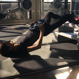 朝からトレーニングの画像