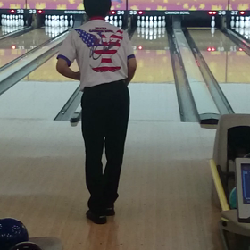 ボウリング場にて③の画像