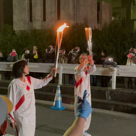 聖火リレーの画像