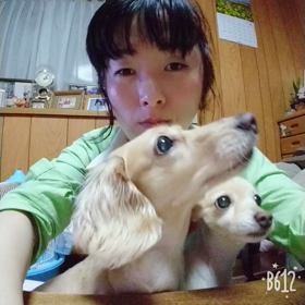 ブドウと愛犬と私。の画像
