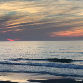 6月29日千葉北、東浪見の朝の波の画像