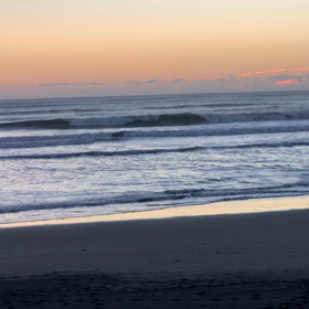 11月2日千葉北、東浪見の朝の波の画像