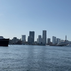 山下埠頭にての画像