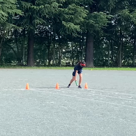 女子リレー練習⑧の画像