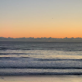 12月25日千葉北、東浪見の朝の波の画像