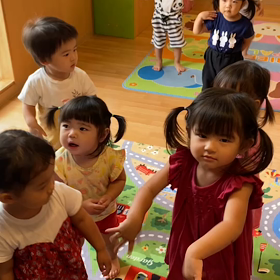 体操『さんぽ』　動画　うさぎ組の画像