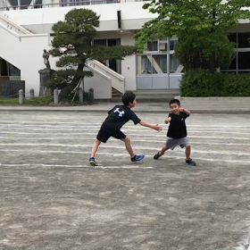 バトン鬼ごっこ②の画像