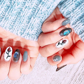 セルフジェルネイル✩⋆*॰¨̮⋆｡˚✩の画像