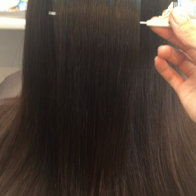 夏の暑さに負けないシルクの様なストレートの画像