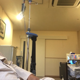 リハビリ、今日は調子がいいので、ペースメーカーの脈拍85から50に落としてくれた。の画像