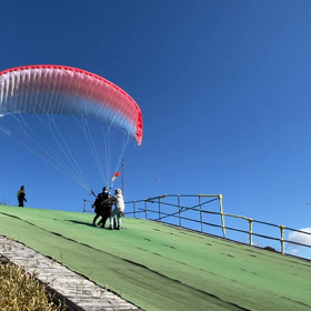 パラグライダー初体験の画像