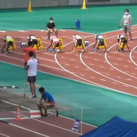 田中里歩さん 100m5位入賞の画像