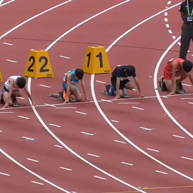 ５年男子100m予選 (蘇武くん)の画像