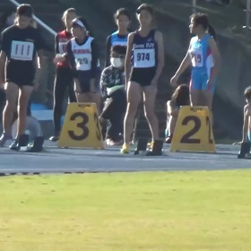 越谷カップ女子100m①の画像