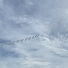 ブルーインパルス試験飛行の画像