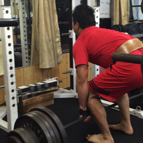 仲川さんデッドリフト２５０キロもう一息の画像