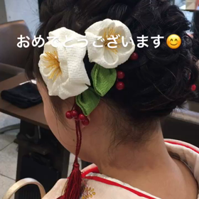 成人式ヘアの画像