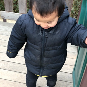 中央公園でできるようになったねの画像