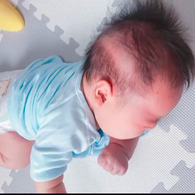 【3m20d】生後111日♡︎寝返り出来ました！！の画像