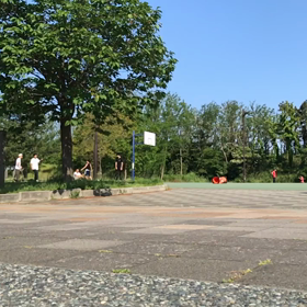 今朝のスケートの画像