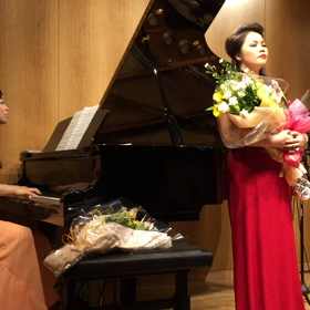 お父さんの為に演奏会で歌いましたの画像