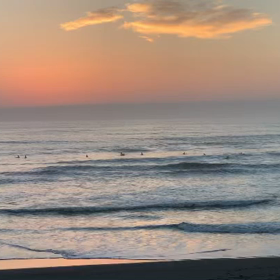 10月6日千葉北、東浪見の朝の波の画像
