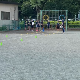 100m記録会(６年生 スタート付近)⑪の画像