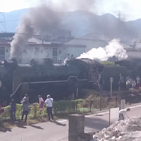 SLやまぐち号、今日も人気です。の画像