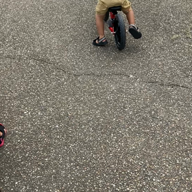 パパがいるのは今日までだね！の画像