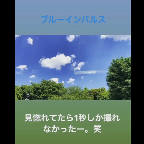 ブルーインパルスの飛行にテンションUP!の画像