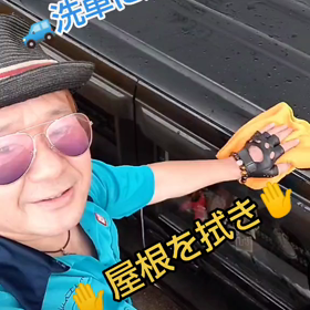 暑さに耐えながら洗車を(；^ω^)の画像