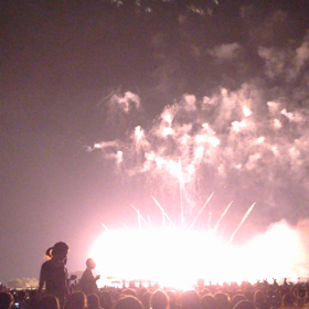 花火大会@多摩川（クライマックスの手前）の画像