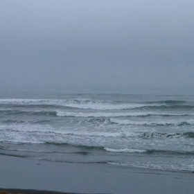 1月26日千葉北、東浪見の朝の波の画像