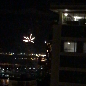 ワイキキの花火の画像