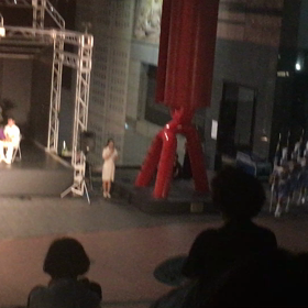 警察官の音楽コンサートの画像