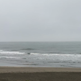 7月13日千葉北、東浪見の朝の波の画像