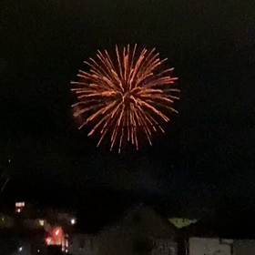 春の花火の画像