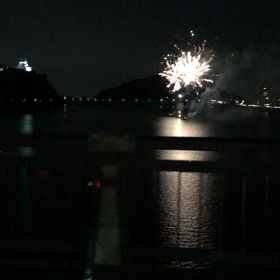 地元の花火の画像