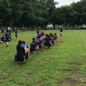 10色リレー バトン渡し⑦の画像