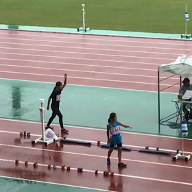 女子走り幅跳び 野田さん③の画像