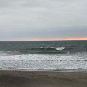 9月15日千葉北、東浪見の朝の波の画像