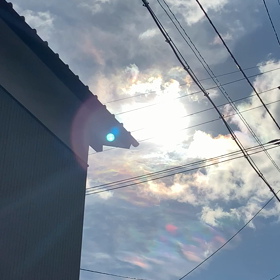 虹色の雲☁️の画像