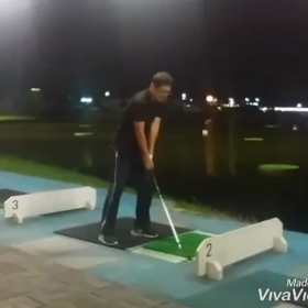 今日も3番アイアンだけ！の画像