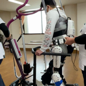 ロボットスーツHALでの最後のリハビリでしたの画像