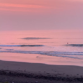6月21日千葉北、東浪見の朝の波の画像