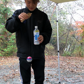 ペットボトルけん玉の画像