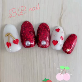 春フルーツネイルの画像